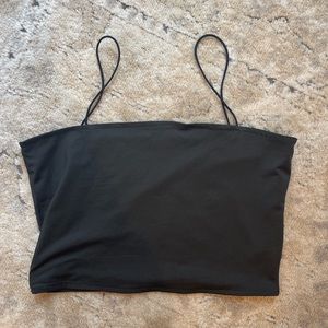 Black crop top